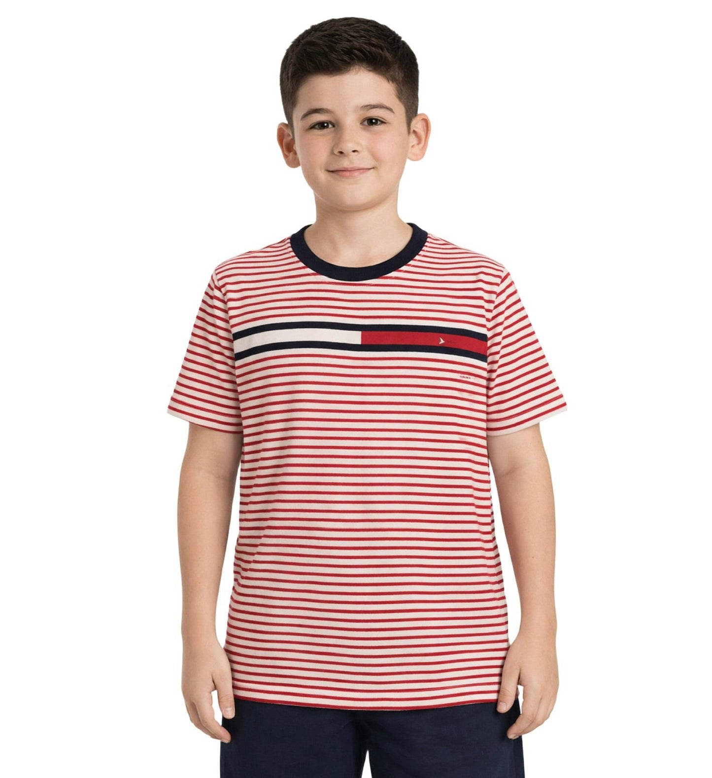 Camiseta TH rayas roja
