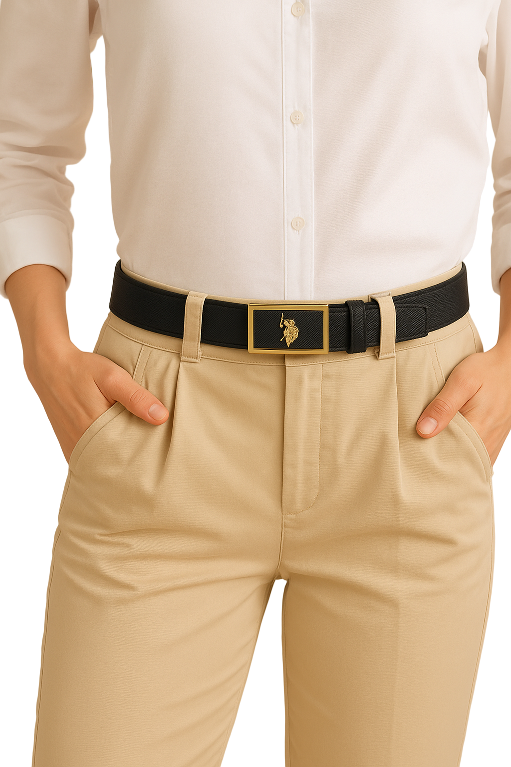Faja U.S Polo ASSN color Negro