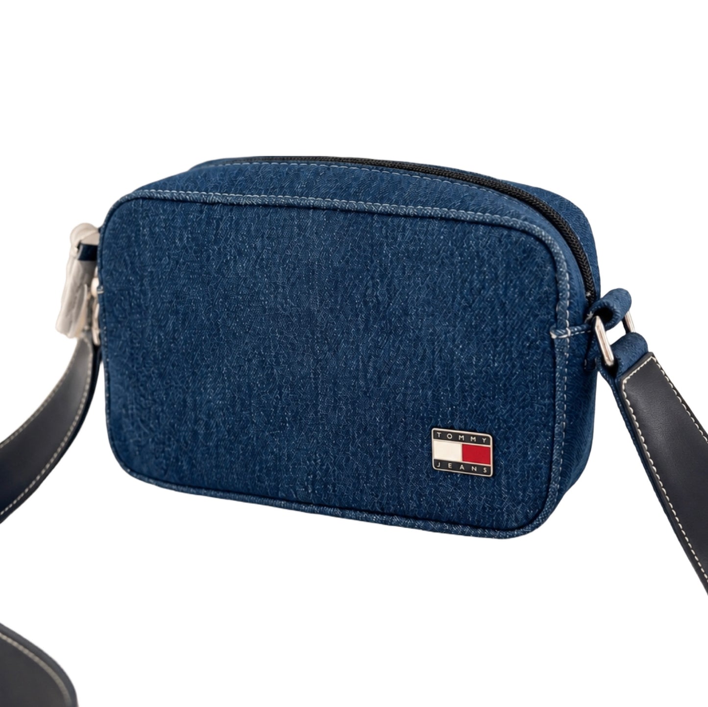 Bolso TH manos libres denim azul
