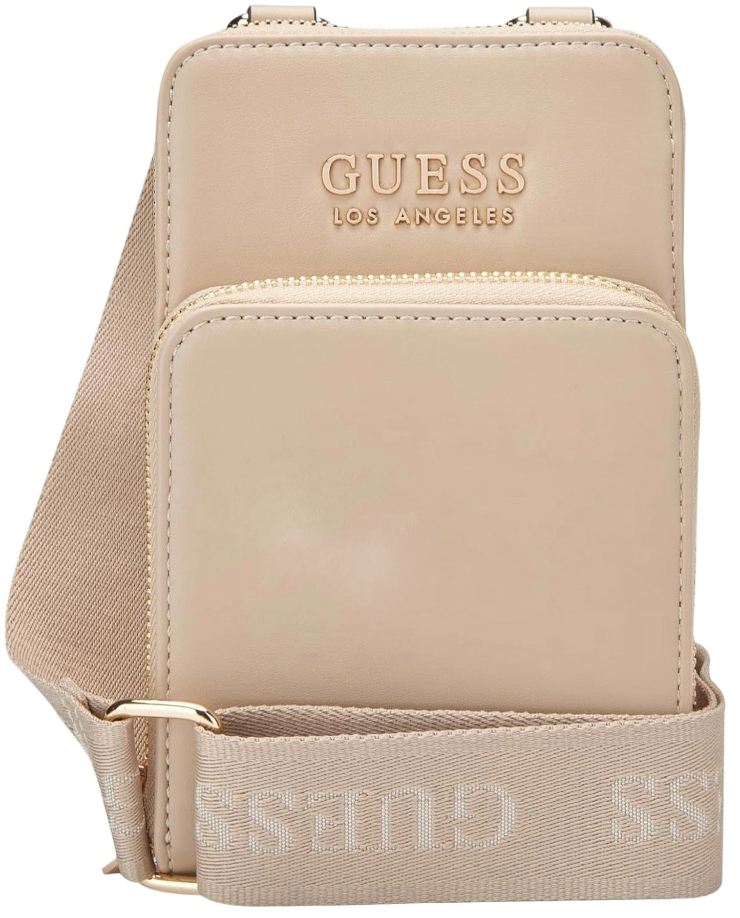 Porta Celular Guess con compartimento Beige