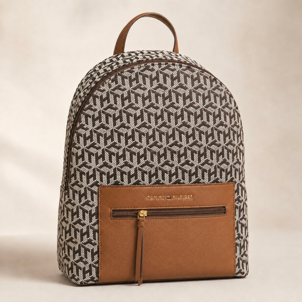 Mochila TH cafe con estampado