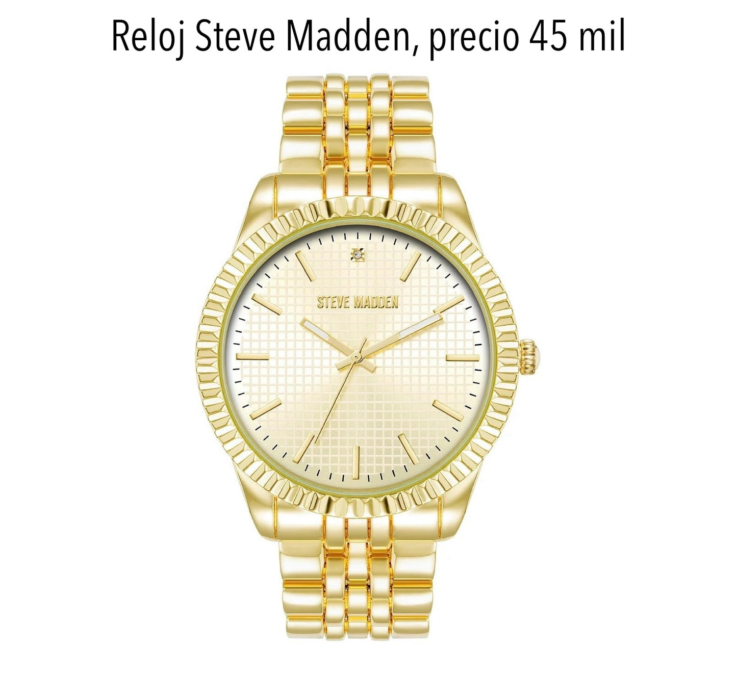 Reloj TH Hombre Steve Madden Dorado
