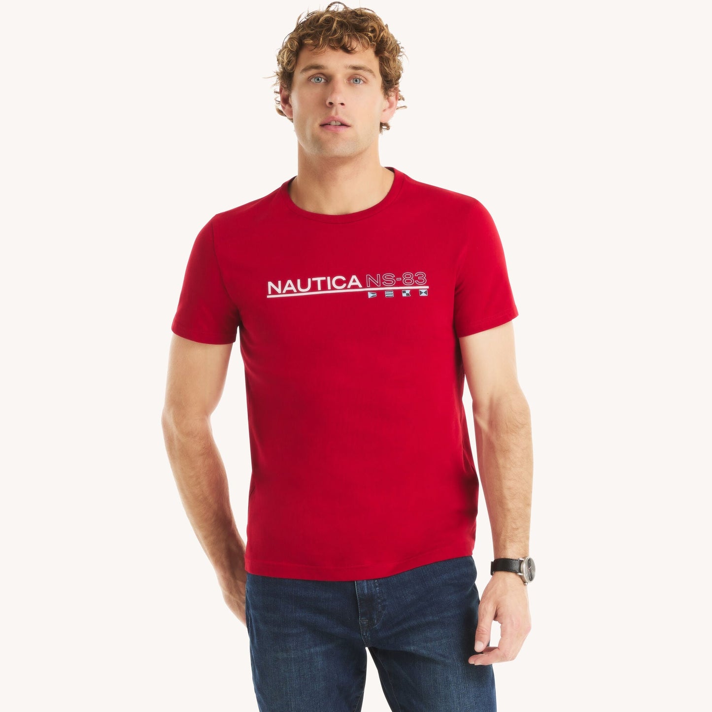 Camiseta Nautica rojo