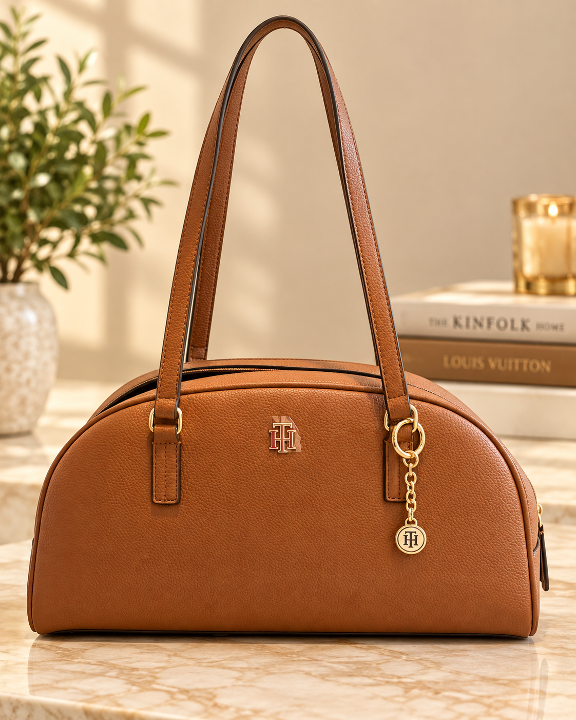 Bolso TH Shoulder camel
