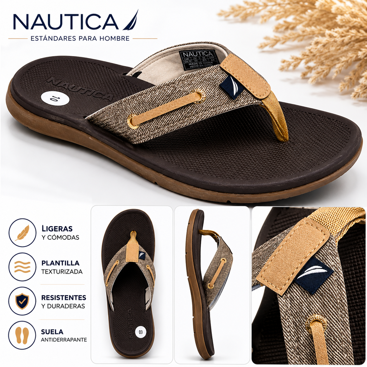 Sandalias Náutica para hombre