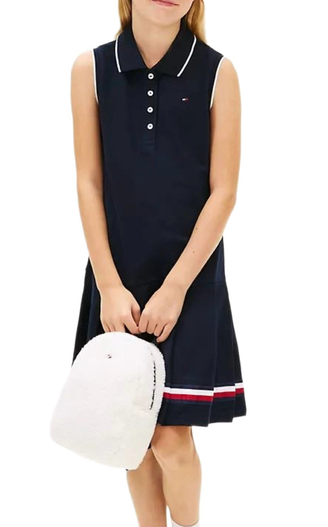 Vestido TH azul niña
