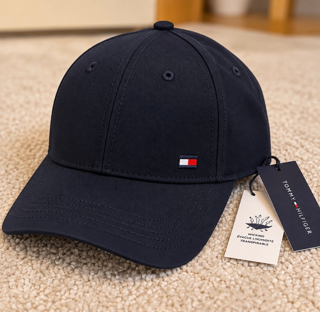 Gorra TH azul impermeable