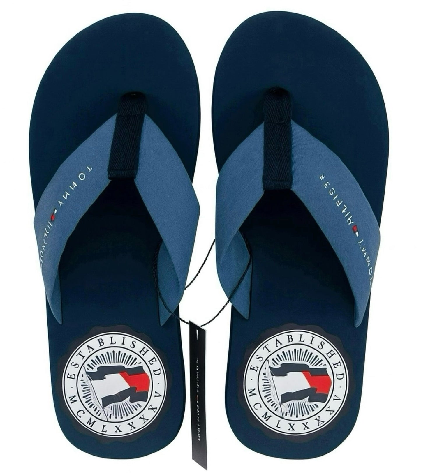 Sandalias TH tela azul hombre