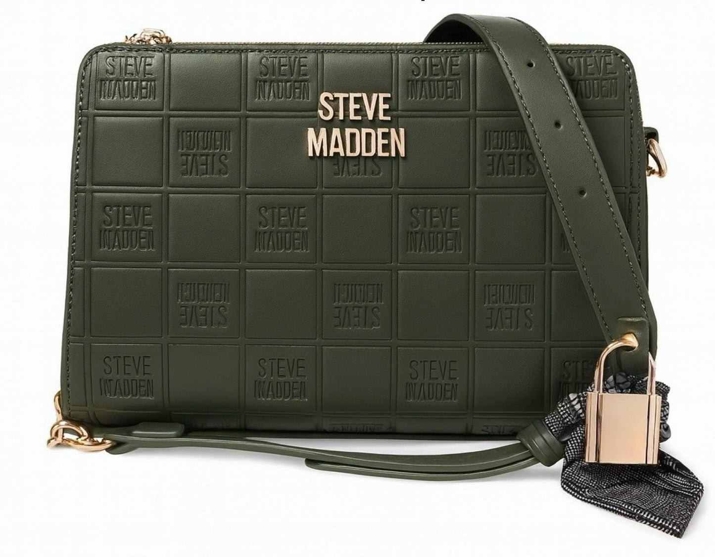 Bolso manos libre Steve Madden verde oliva