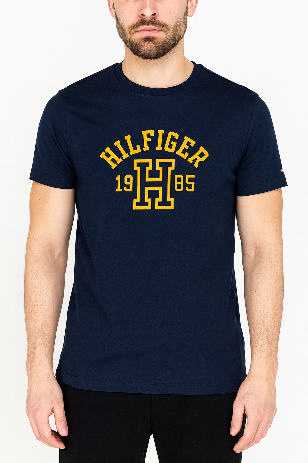 Camiseta TH Azul con amarillo