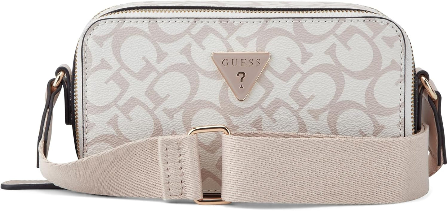 Bolso Guess doble zipper Rosado