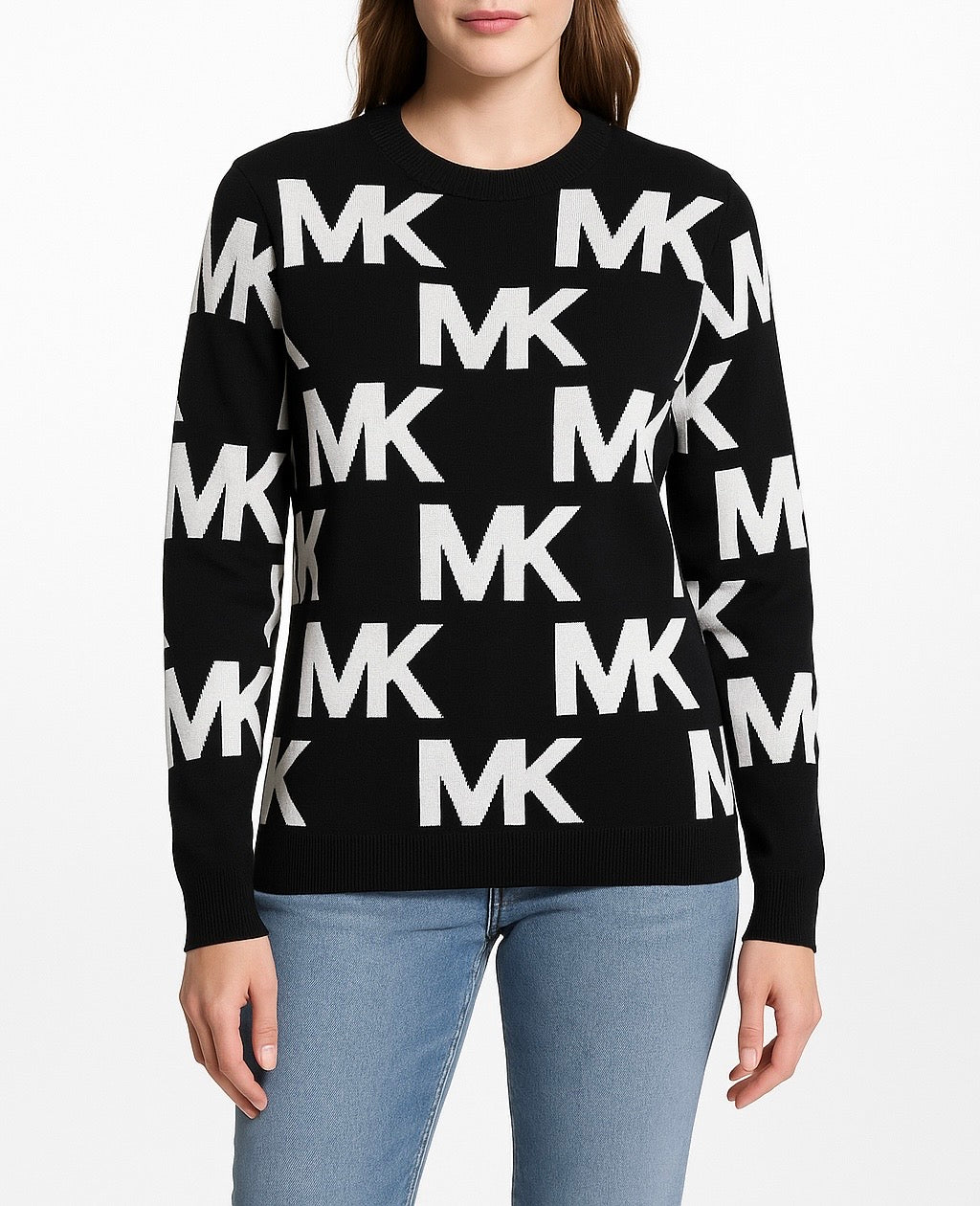 Suéter tejido MK negro