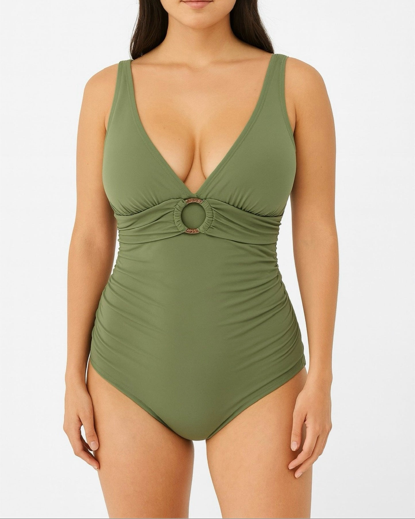 Traje de baño MK verde olivo mujer