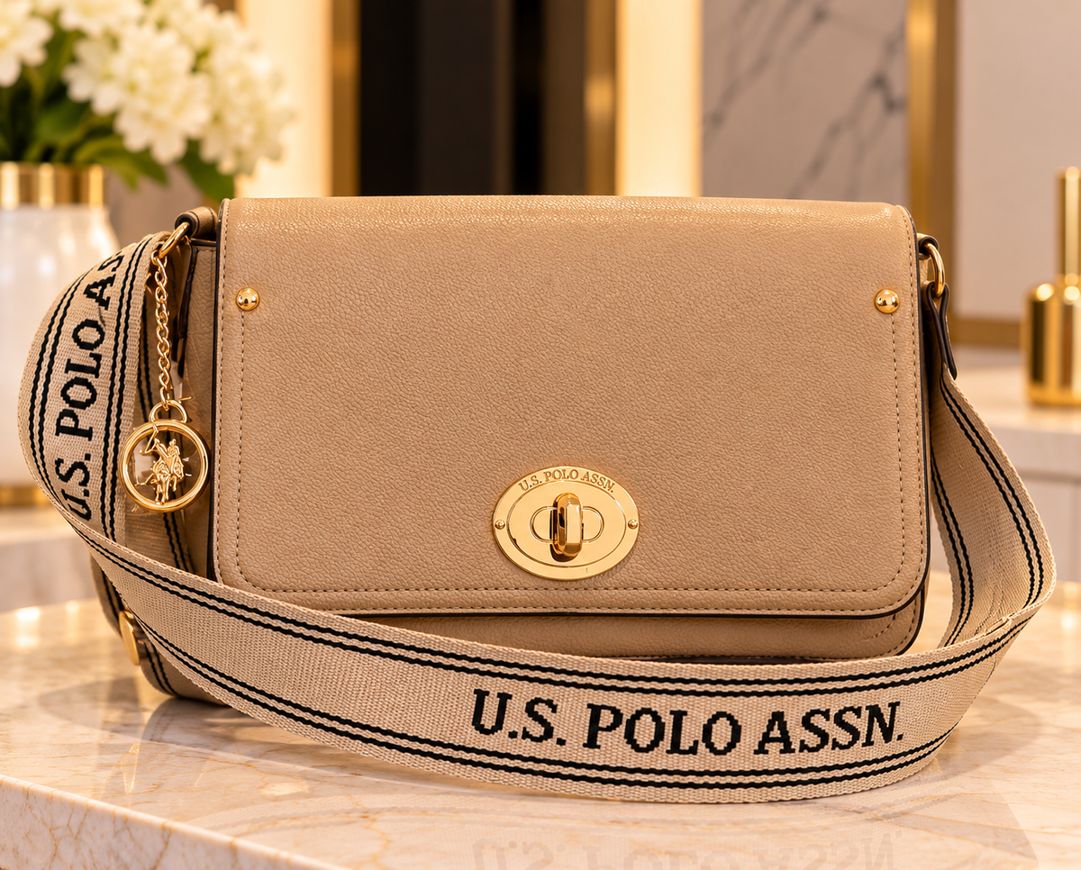 Bolso U.S Polo ASSN manos libres beige