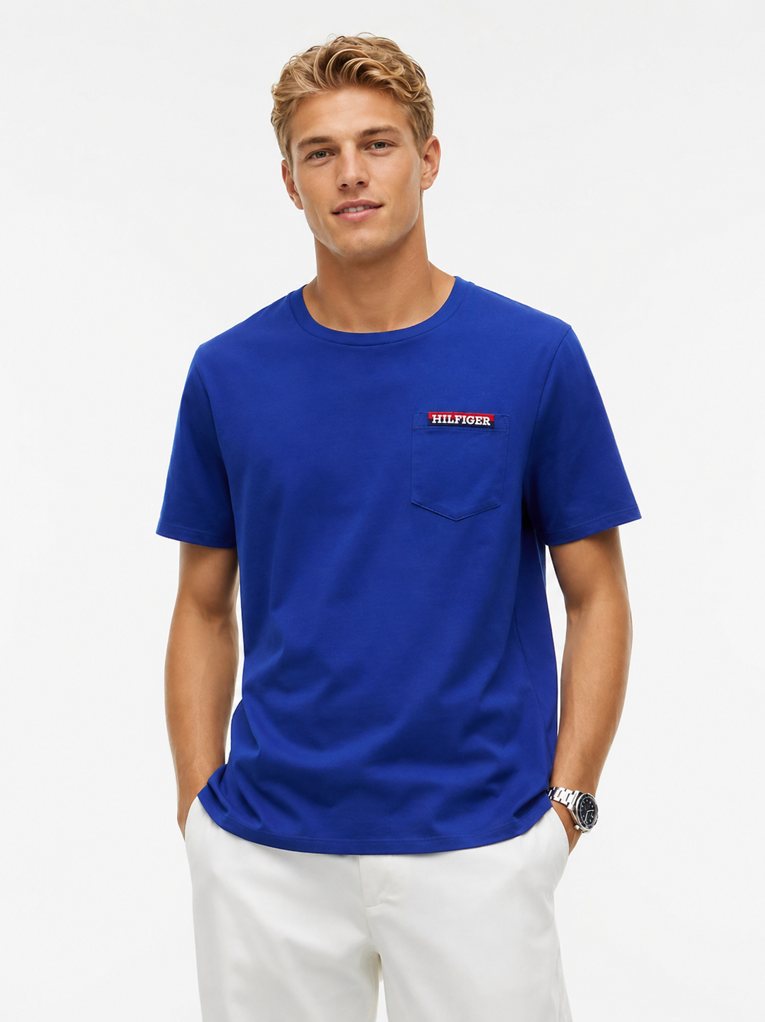 Camiseta TH azul rey