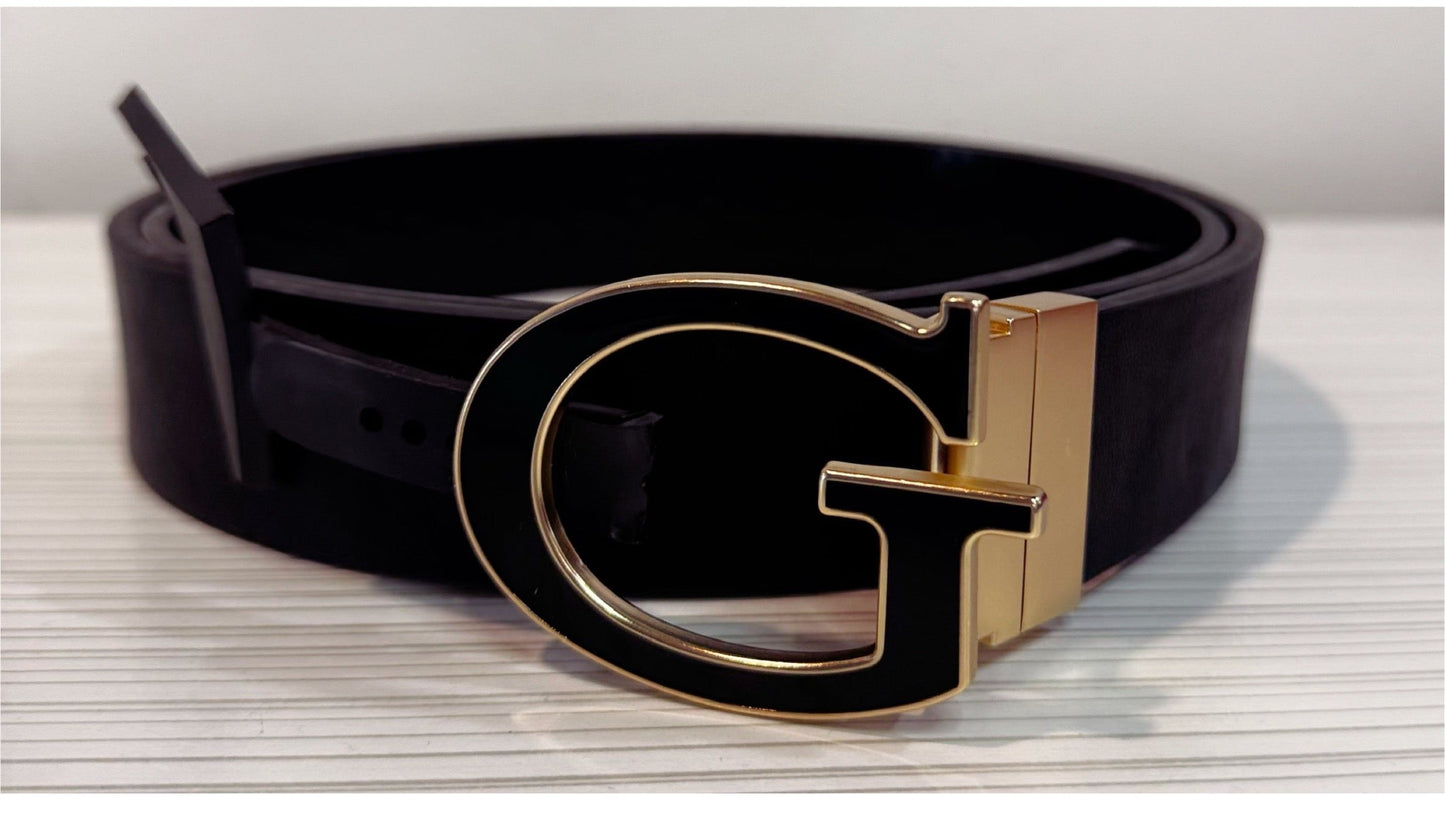 Faja reversible Guess hombre negro
