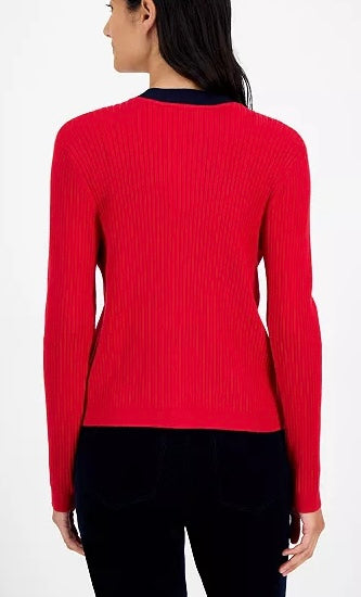 Suéter TH Rojo con botones