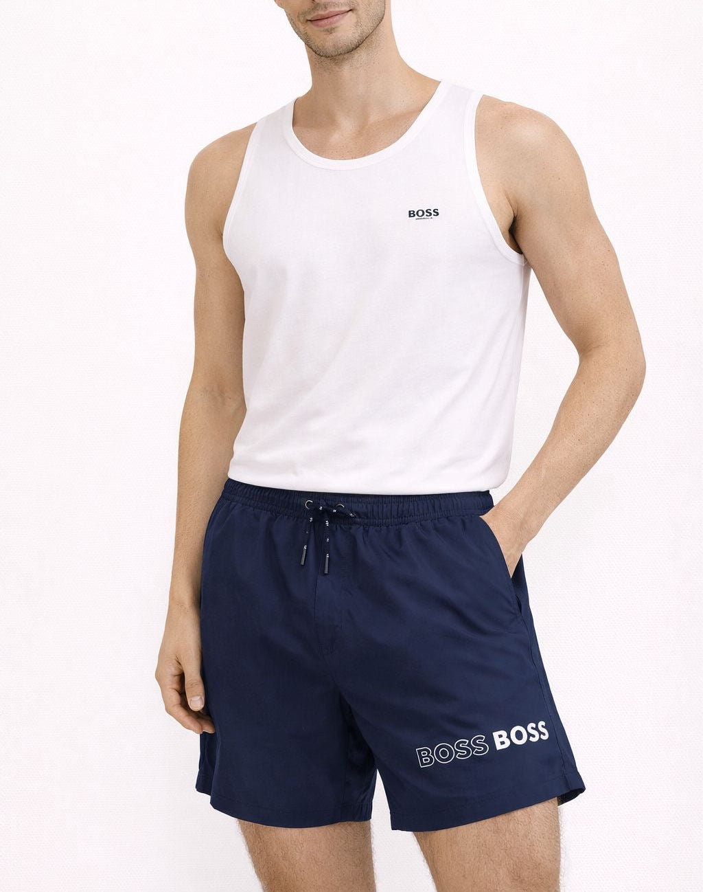 Pantaloneta Boss azul