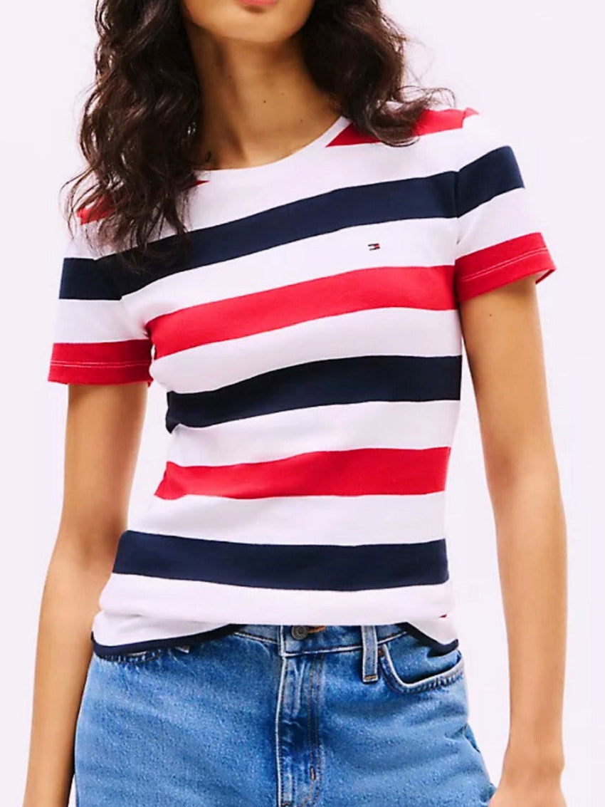 Blusa TH, rayas