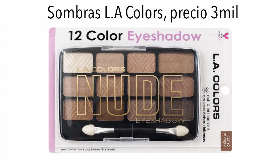 Sombra de ojos L.A Colors nude