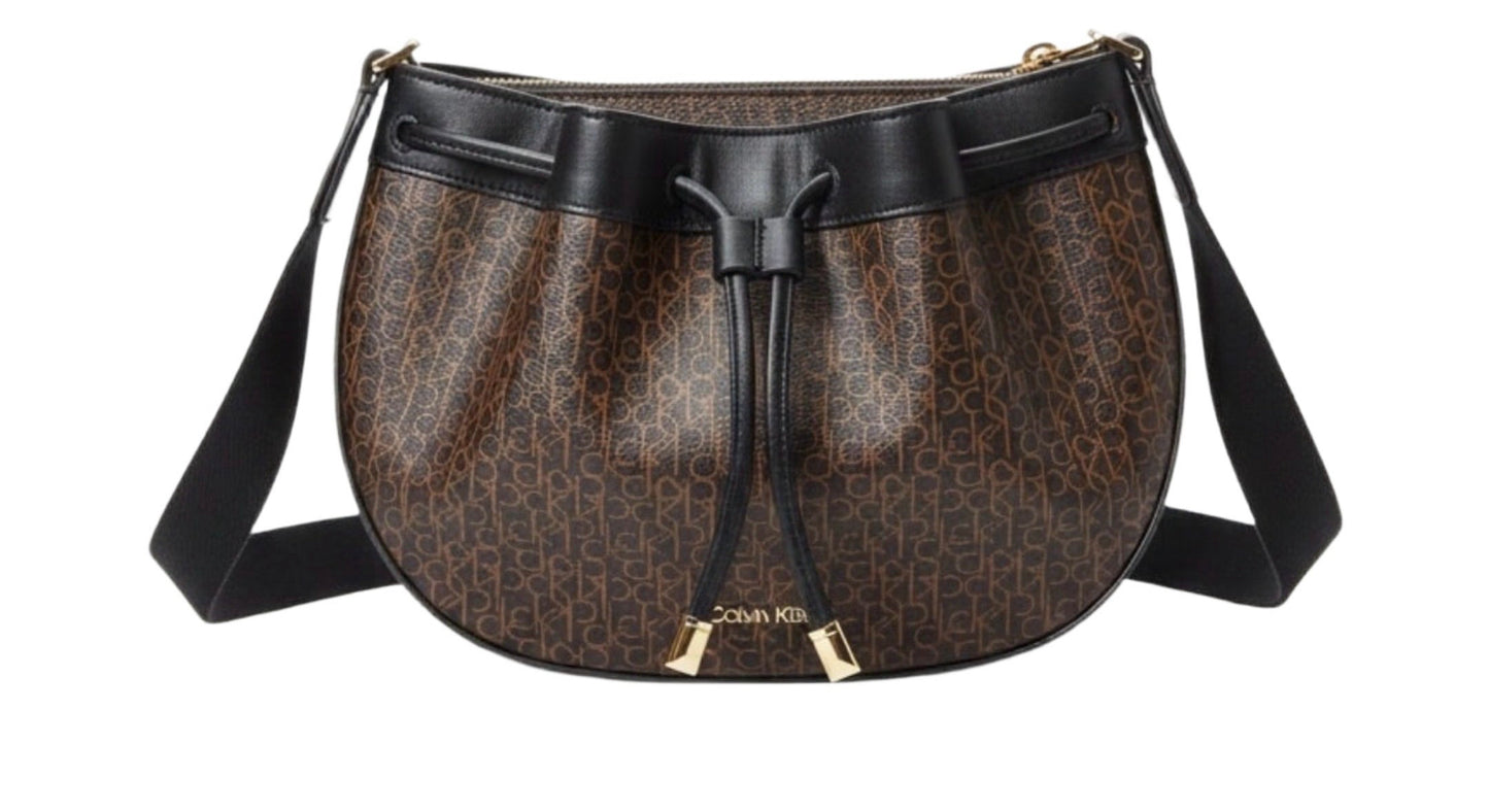 Bolso Manos libre CK café con negro