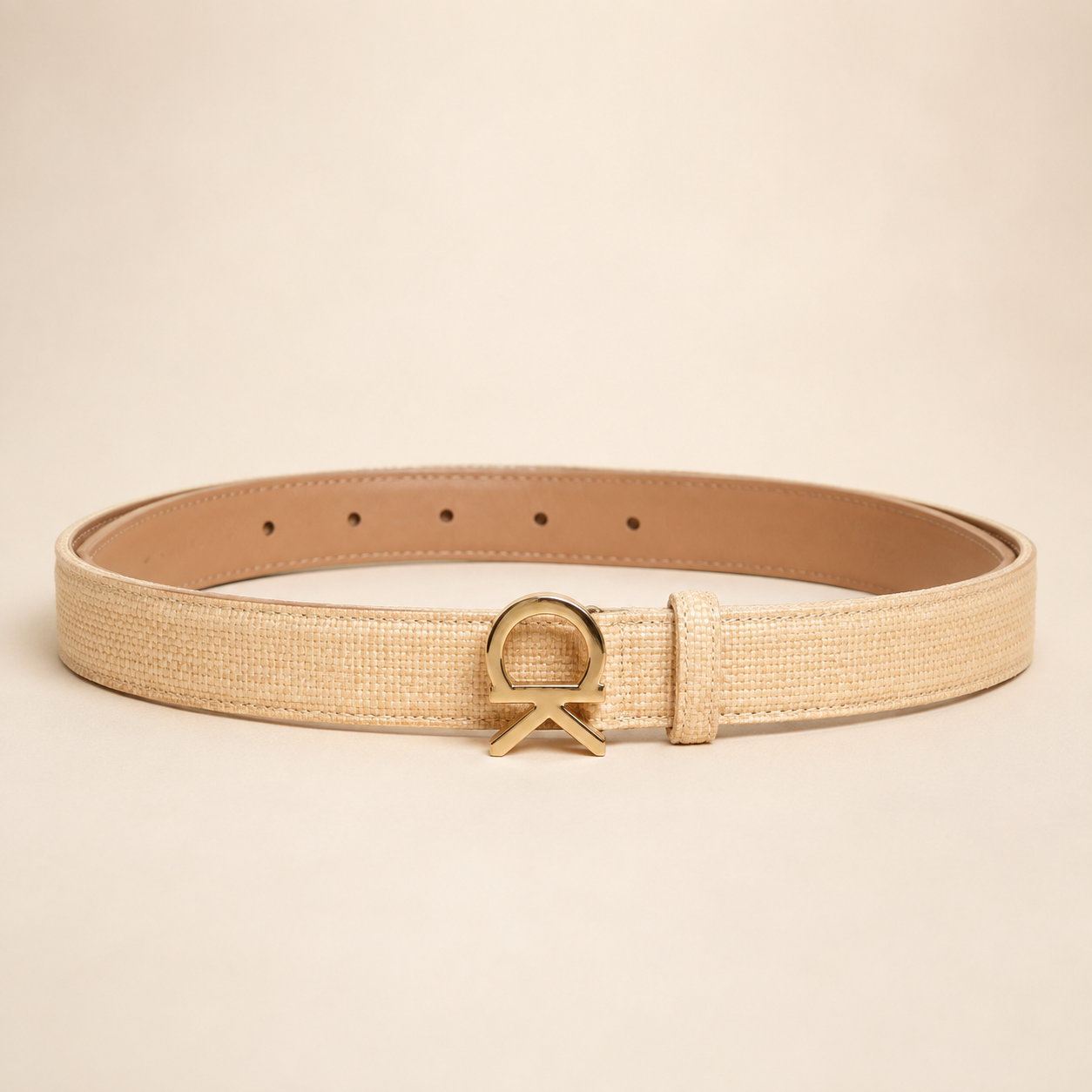 Faja CK mujer beige con textura