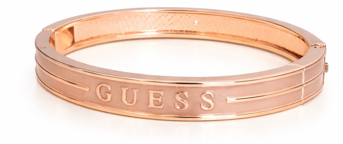 Brazalete Guess rosa con dorado