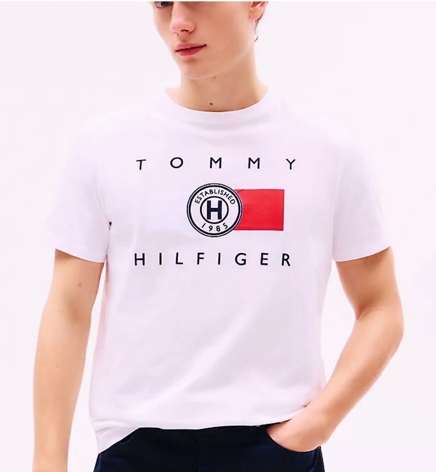 Camiseta TH blanca