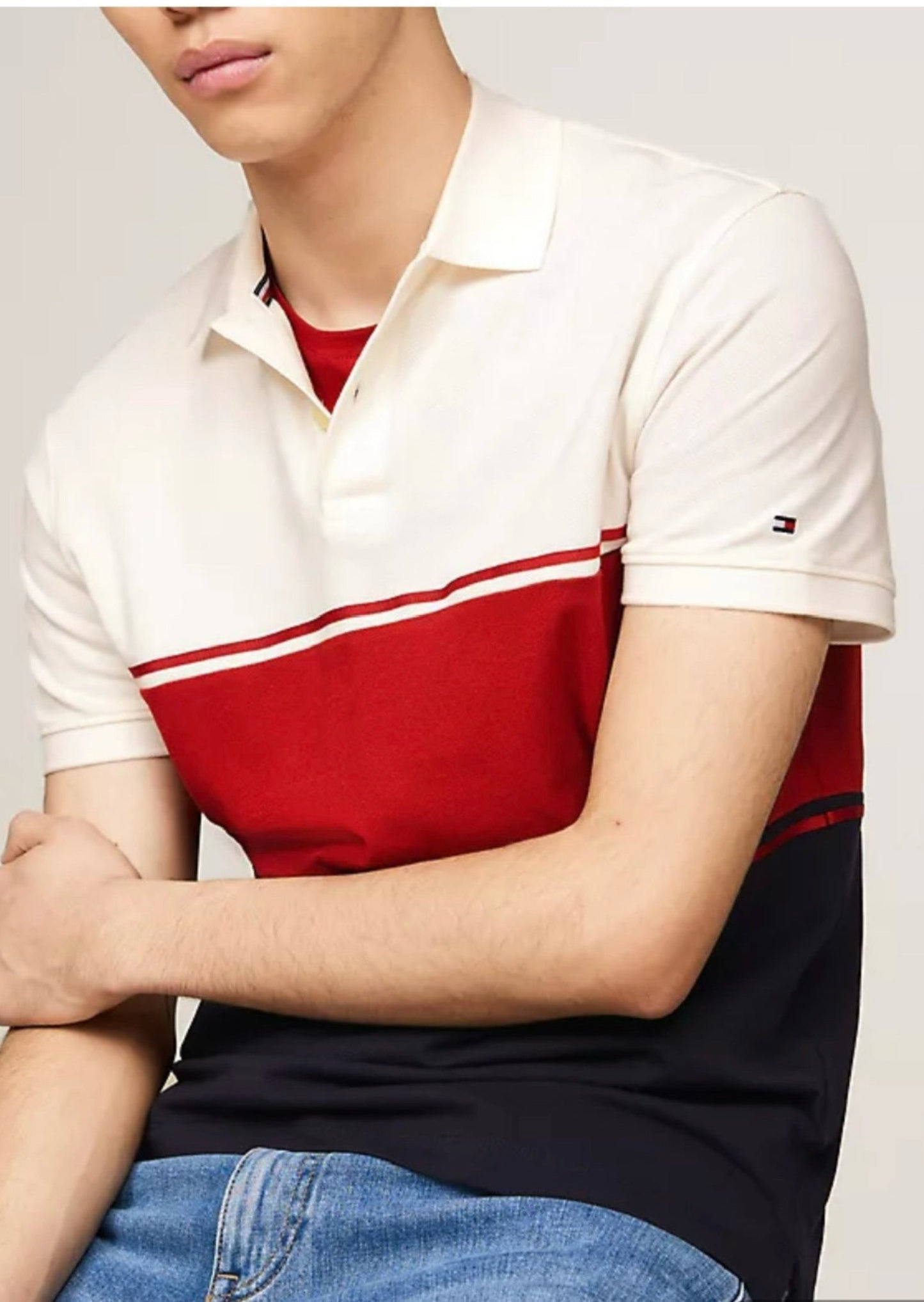 Camisa TH tipo polo 3 colores