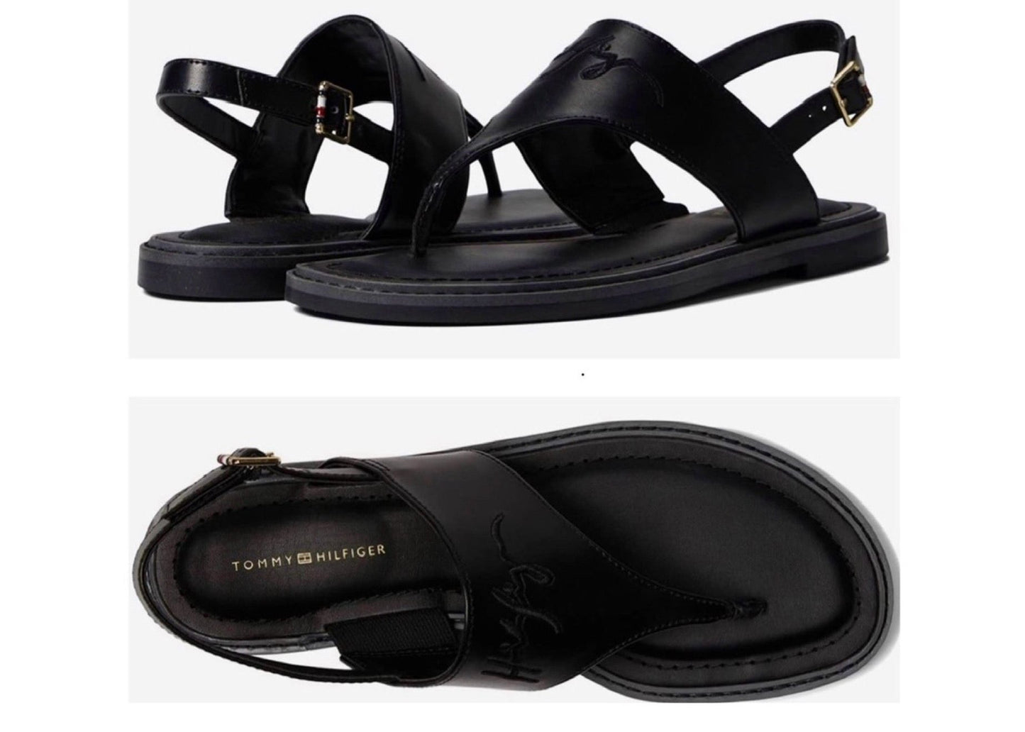 Sandalias TH Negro mujer