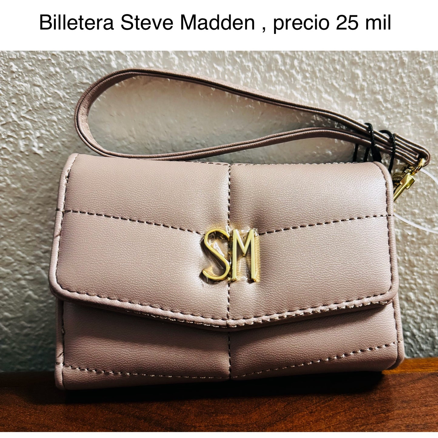 Billetera Steve Madden Rosa
