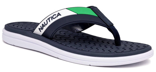 Sandalias Nautica azul verde blanco