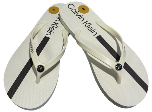 Sandalias CK blanco hueso