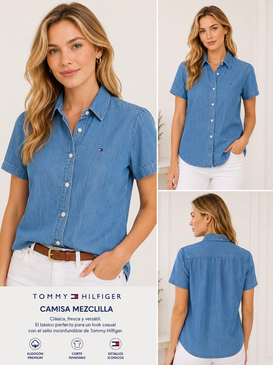 Blusa camisera TH denim