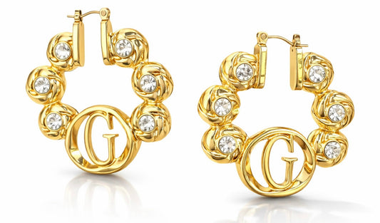 Aretes Guess dorados
