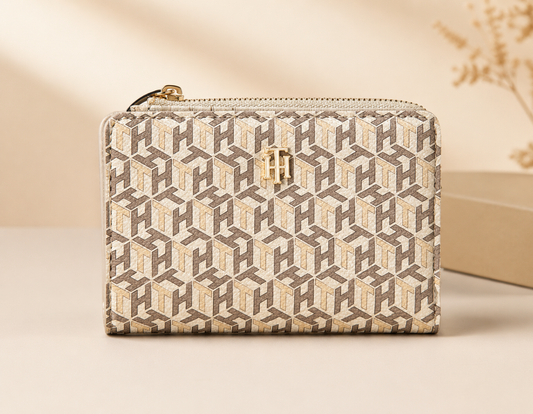Billetera pequeña th estampada