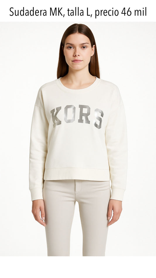Suéter MK Blanco