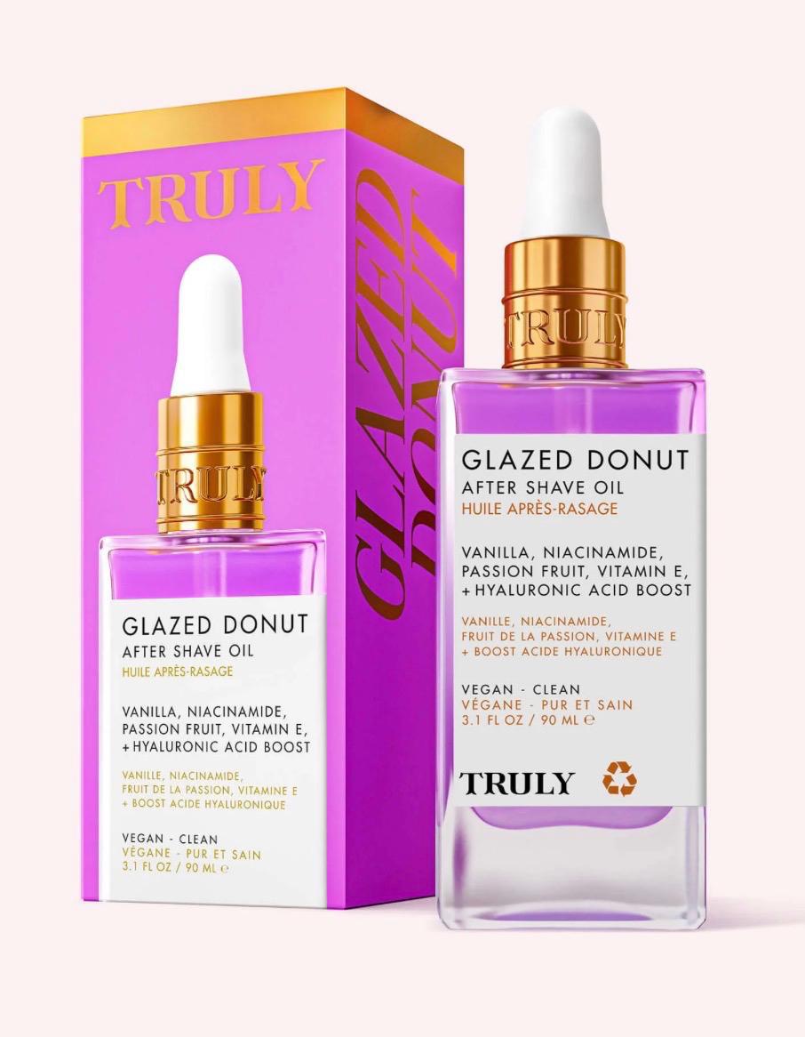 Truly After Shave Glazed donut serum