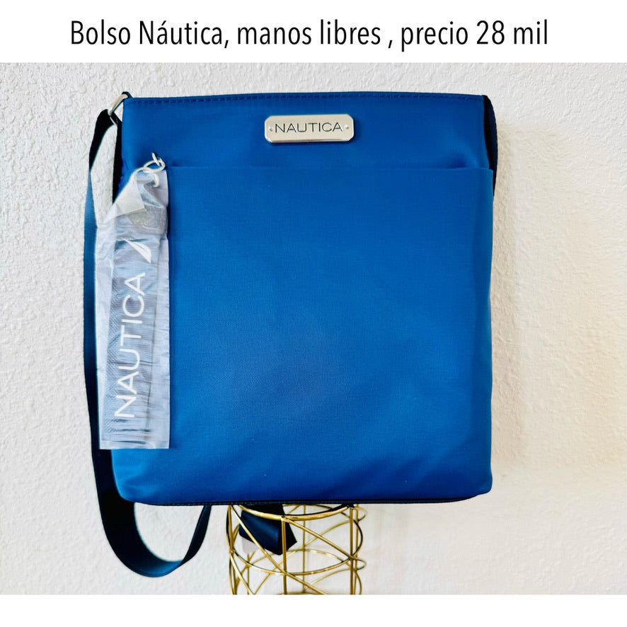 Bolso Manos Libres Nautica impermeable azul mujer