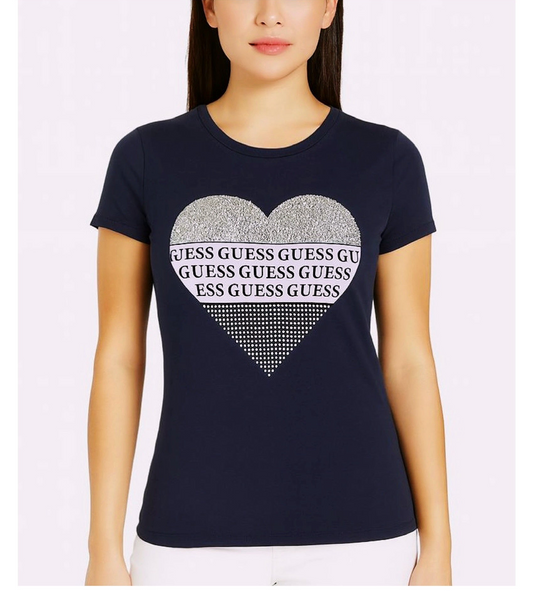 Blusa Guess azul brillante mujer