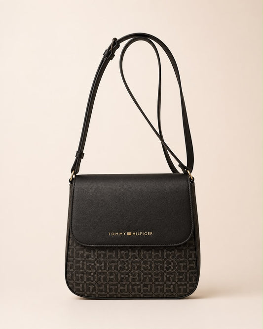 Bolso TH manos libres gris con negro