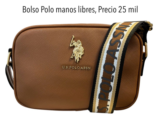 Bolso Manos Libres US Polo Camel