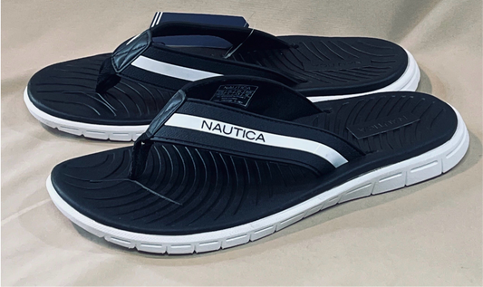 Sandalias Náutica negro con blanco