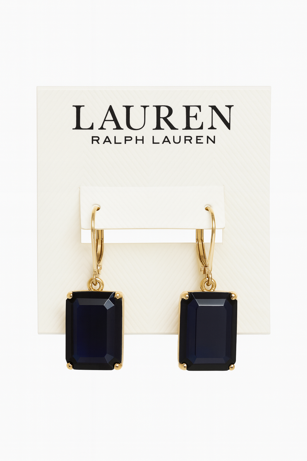 Aretes Ralph Lauren negros