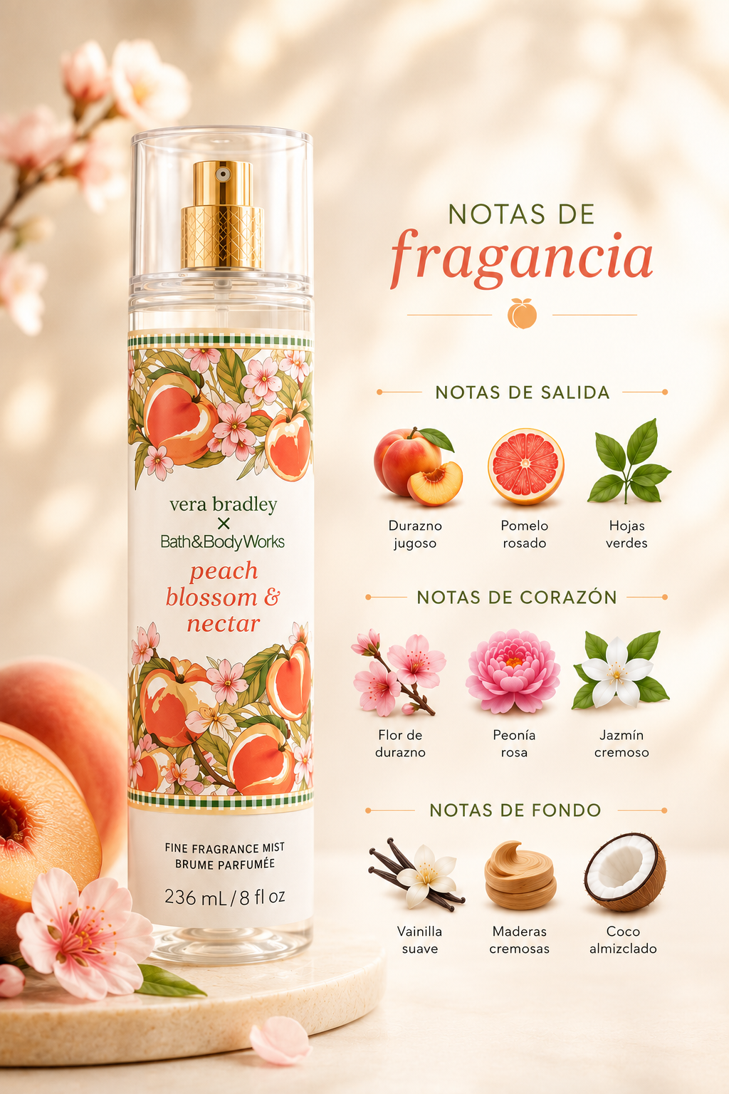Splash Bath & Body Peach blossom & nectar