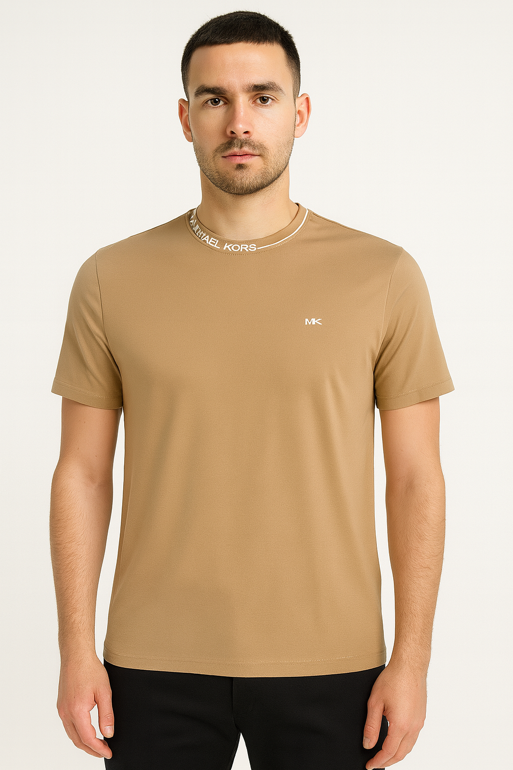 Camiseta MK Beige claro