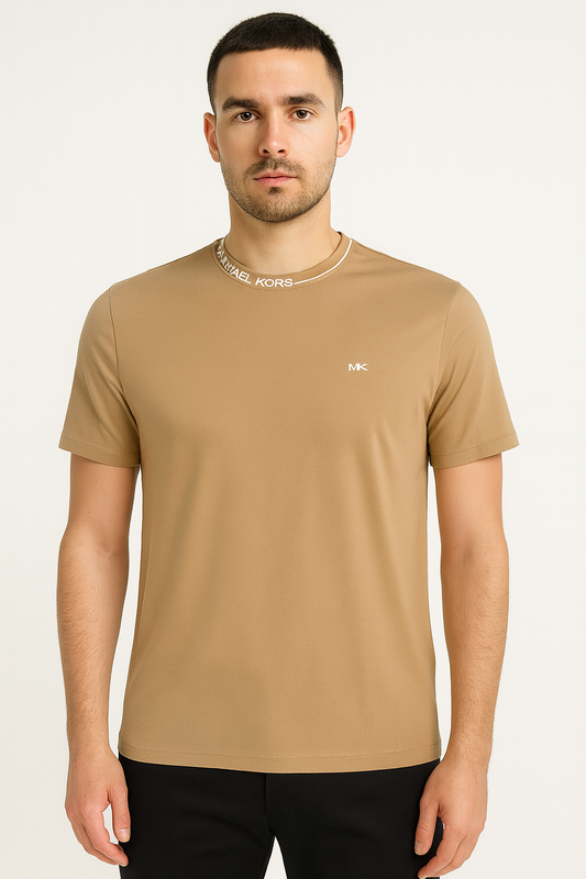 Camiseta MK Beige claro
