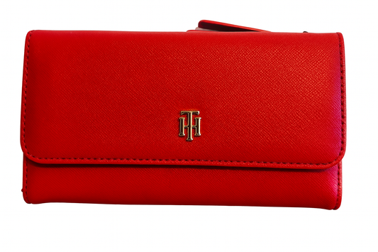 Billetera TH rojo mujer lisa