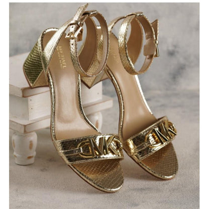 Sandalias MK doradas - Main Image