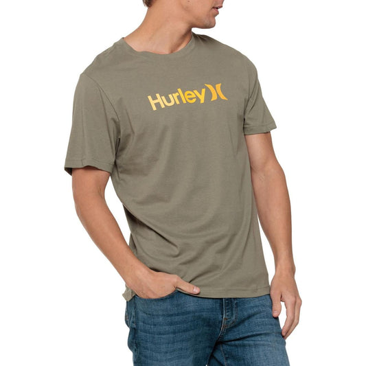 Camiseta Hurley estampado café claro hombre